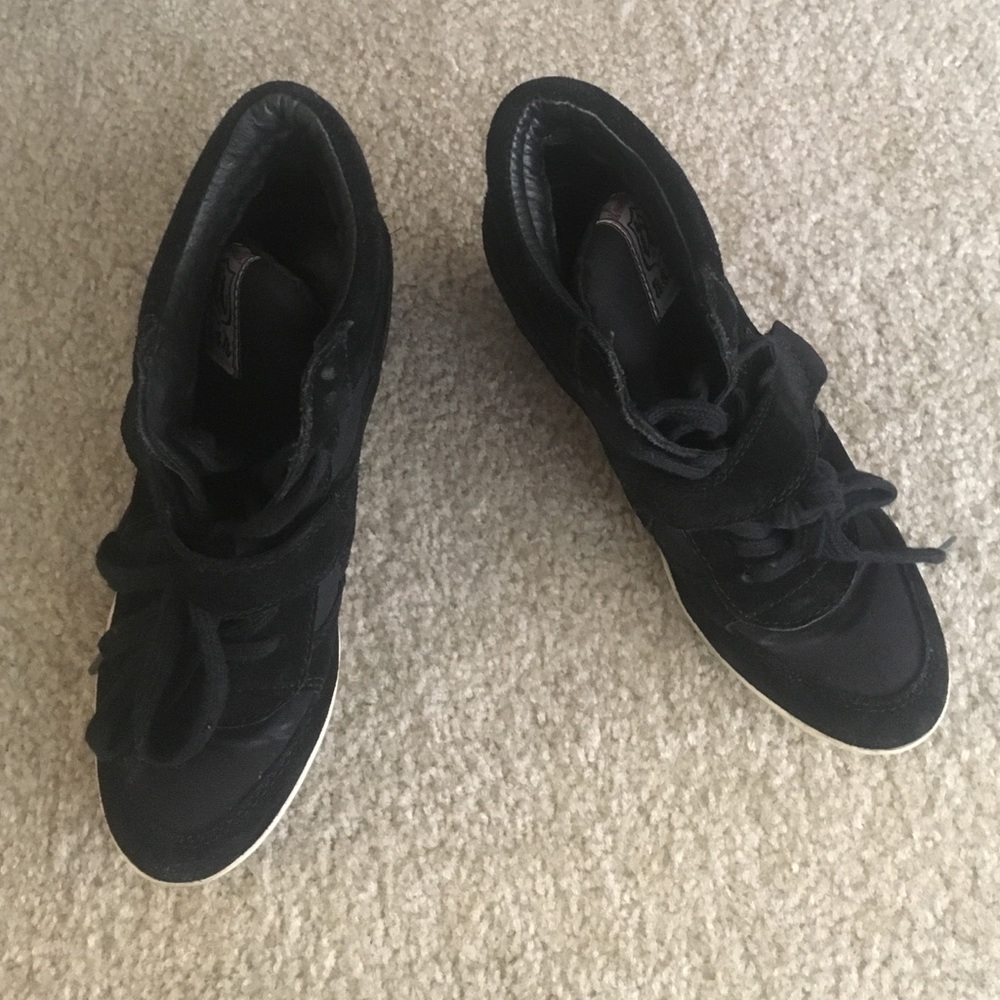 Ash Black Wedge Sneaker